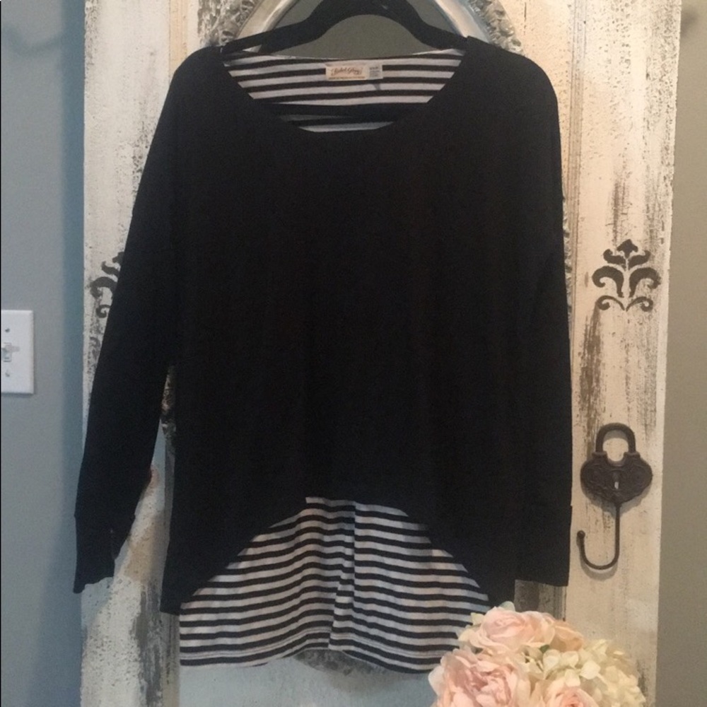 Two layer flattering top